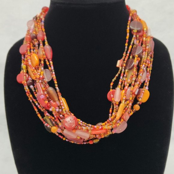 PS Pamela Scott Beaded Necklace #457 - Picture 3 of 15